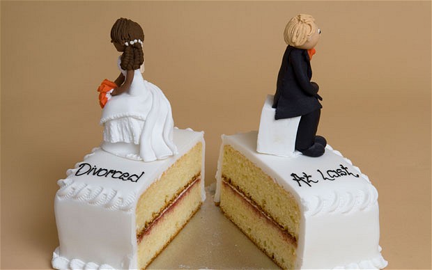 Divored cake topper
